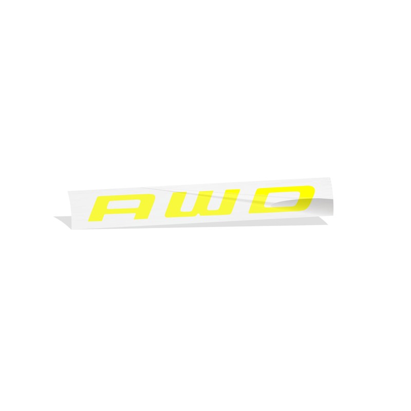 AWD Emblem Overlay Decal Sticker - 2011-2017 Durango - (Color: