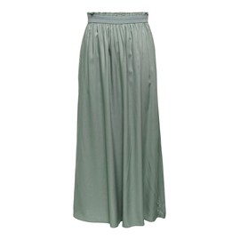 Only Female Plain Maxi Skirt, Green (Chinois Green)