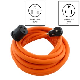 AC WORKS STW 8/3 6-50 Super Heavy Duty Outdoor Welder Extension Cord (10FT)