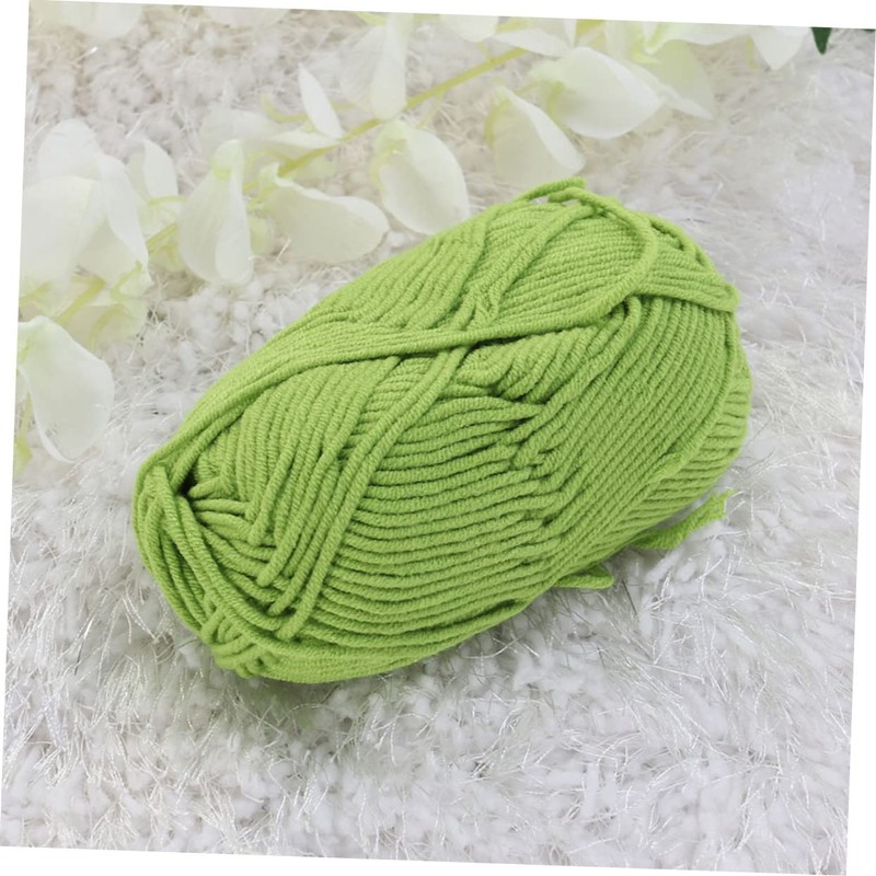 Gadpiparty 5 Rolls Cotton Crochet Yarn Soft and Flexible Knitting