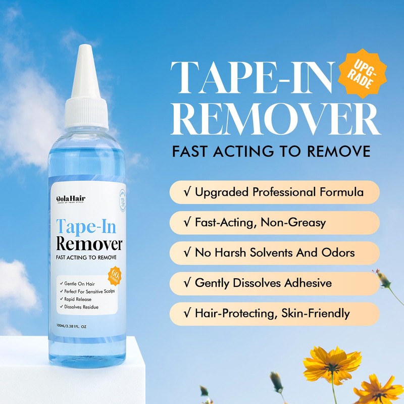 Dolahair Tape in Extension Remover Spray Lace Glue Remover Wig