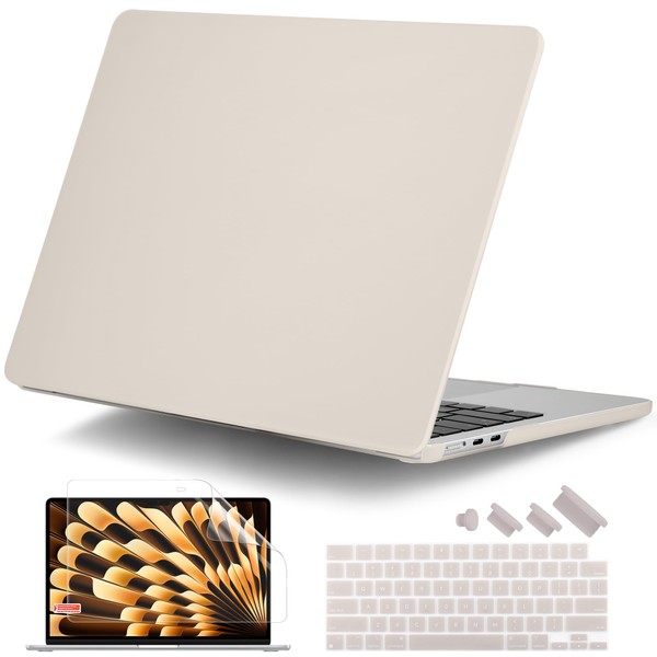 DONGKE Compatible with M4 MacBook Air 15 Inch Case 2025