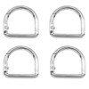 Metal D Ring Carabiner Clip,Spring Key Hooks,Hardware Bags Ring,Hand DIY