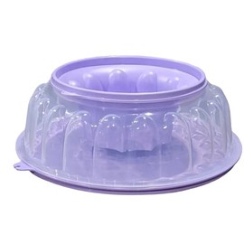 Tupperware Jel Ring Mold 6 cups in Lilac purple