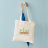 CafePress Live Love Laugh Grow Tote Bag Reusable Natural Beige