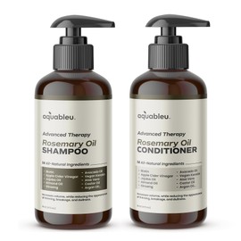 Aquableu Set De Champú Y Acondicionador Advanced Therapy Anti-Finning Con Aceite De Romero - Enriquecido Con 14 Ingredientes Totalmente Naturales...  