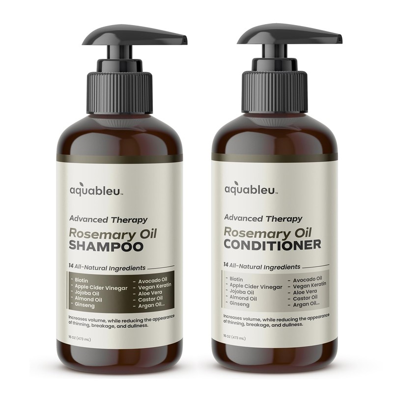 Aquableu Set De Champú Y Acondicionador Advanced Therapy Anti-Finning Con