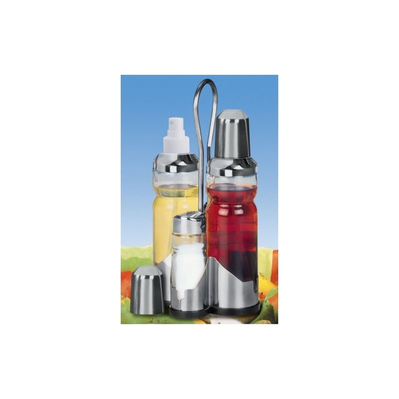Fackelmann Vinegar and Oil Sprayer S+P Shaker Rustproof Set Box