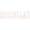 BGS 8142 Assortment of Copper Sealing Rings 300 pieces)