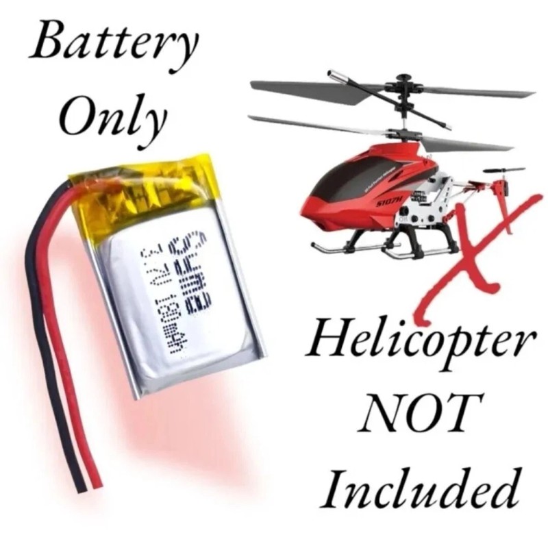 For Syma Helicopter Lipo Battery 3.7V180mAh Skytech M3 S977Syma S105