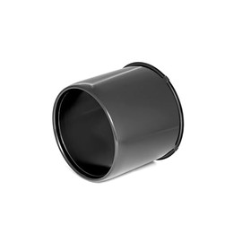 Rough Country Black Center Cap for Steel Wheels - 4.25" Bore Size, Open Push-Through Design, Wide Compatibility