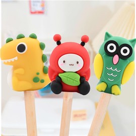 6 Pack Cute Animal Pencil Sharpeners, Kids Pencil Sharpener, Kawaii Cartoon School Supplies, Mini Sharpeners for Students Teachers Office - Party Back to School Gifts (Novelty Desk Accessories)