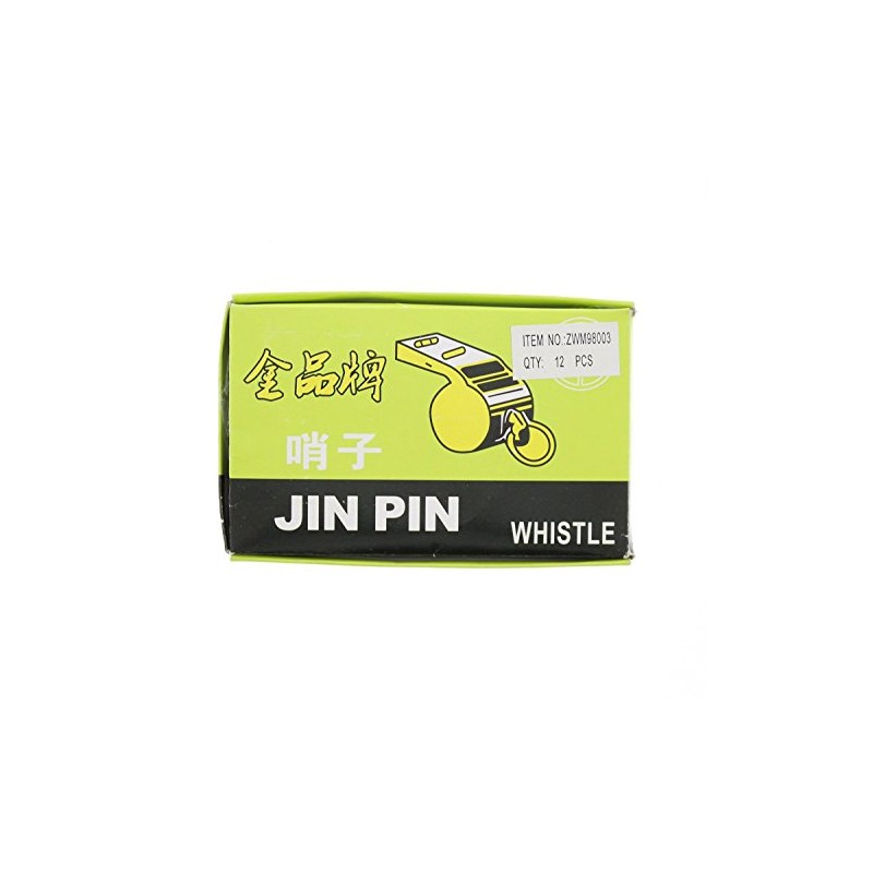 Zac's Alter Ego Box of 12 Shiny Metal Whistles for