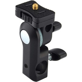 Godox AD-E2 Flash Mount Metal Umbrella Mount Umbrella Holder Bracket with Standard 1/4 Inch Screw and Umbrella Adapter for AD100 AD100Pro AD200 AD200Pro