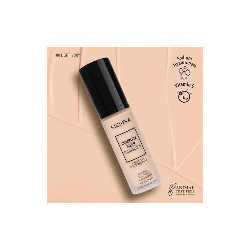 Bases de maquillaje Moira Complete Wear Foundations (CWF250)