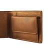 Enzo Cognac Leather Wallet, Cognac, ID pocket