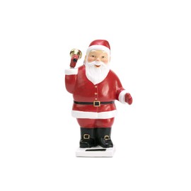Kikkerland Solar Santa Waving Figurine, Home Office Display Novelty Decor, Blue/Pink, 1 Random Color, Perfect for Windowsill & Dashboard