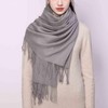RIIQIICHY Scarf, Women's Scarf, Large Scarf, Weddings, Cashmere Touch, Solid,
