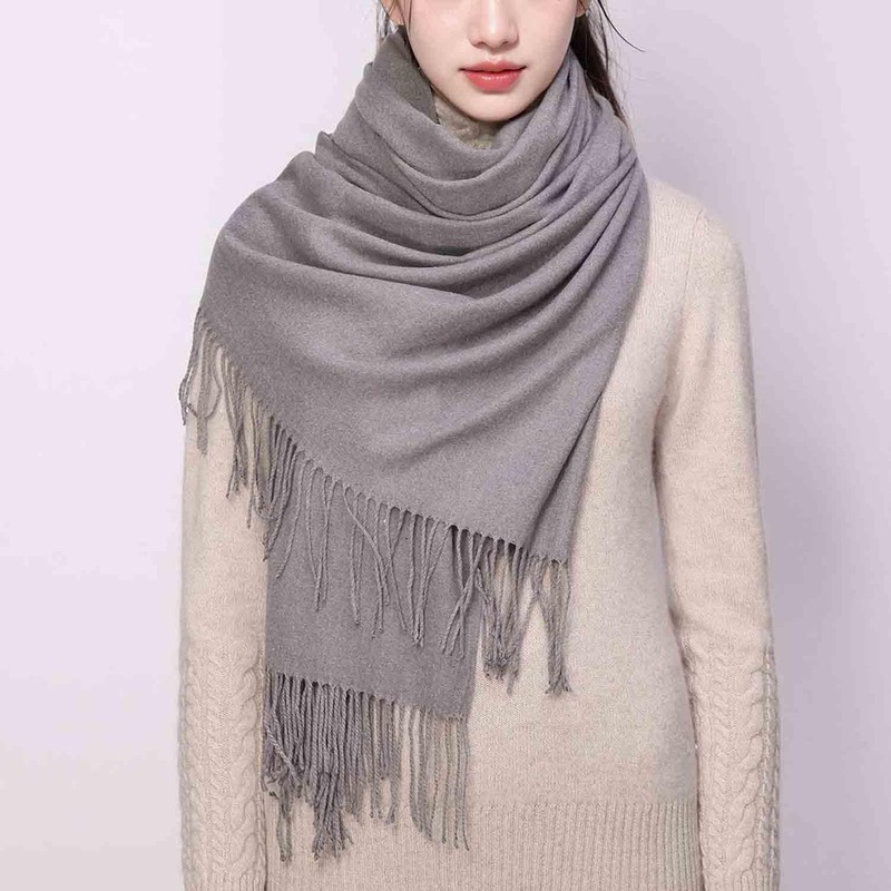 RIIQIICHY Scarf, Women's Scarf, Large Scarf, Weddings, Cashmere Touch, Solid,
