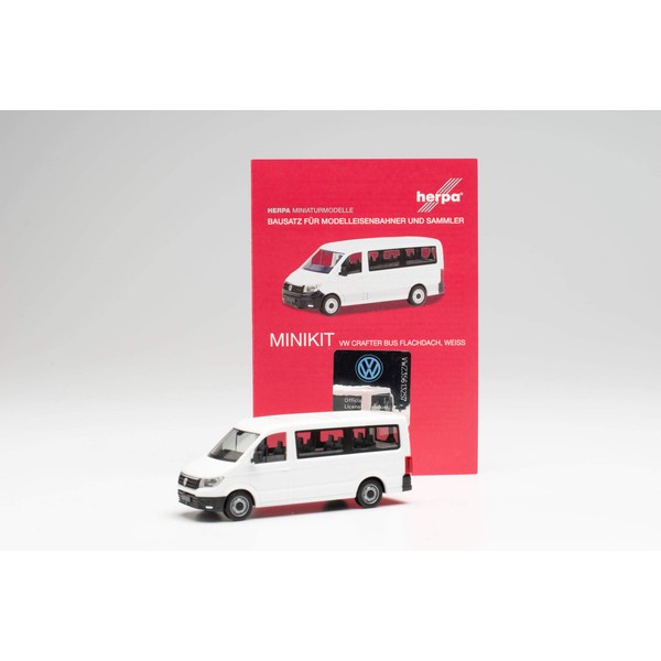 herpa 013840 Volkswagen Mini Kit: VW Crafter Bus Flat Roof,
