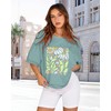 Oversized Tshirts for Women Summer Short Sleeve Casual Basic Tee