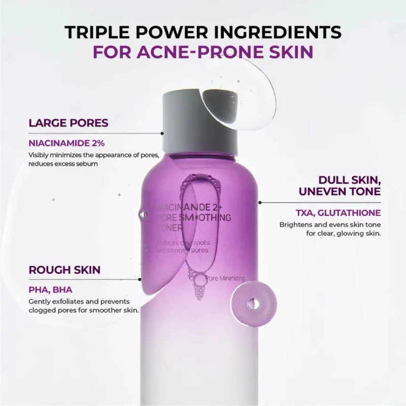Jumiso - Niacinamide 2+ Pore Smoothing Toner - 205ml