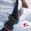ISKIP Seat Belt Clips, Seatbelt-Adjusting Metal Lock Buckle, Safety Insert