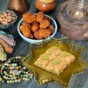 Ramadan Food Serving Tray Iron Food Plate Dessert Pastry Candy