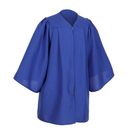 D DODOU Matte Preschool and Kindergarten Graduation Cap Gown Set with Year Charm Tassel (Royal Blue, 27)