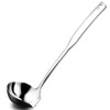 Hvanam Kitchen Soup Ladle 304 Stainless Steel Punch Metal Luminous