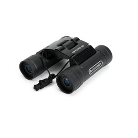 Celestron 71233 UpClose G2 Clam Shell 10x25 Roof Prism Binoculars, Black