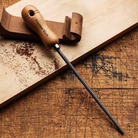 Kings County Tools 8" Round Woodworking Rasp | High Quality Steel Material | Durable and Long-Lasting | 4" Beech Wood Handle