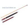 AB Earth Heavy 3-Piece Jump Break Cue 19oz/20oz/21oz/23oz/25oz/28oz (Maroon, 25oz)