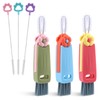 6pack Cleaner Brush Set, 3 in 1 Cup Lid Cleaning