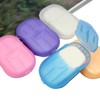 SUPVOX 5 Packs Travel Soap Paper 100 Sheets Hand Washing