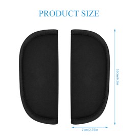 Cozlly 2 Pieces Baby Stroller Car Seat Strap Covers Universal, Seat Belt Pads for Kids, Car Seatbelt Strap Covers, Pushchair Strap Covers, Soft Seat Belt Cushion for Newborns Infants and Kids