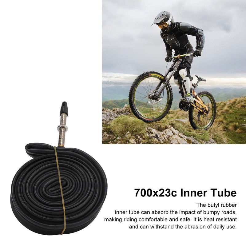 2 Pack 700x23C Bike Inner Tube 700c Presta Valve Butyl