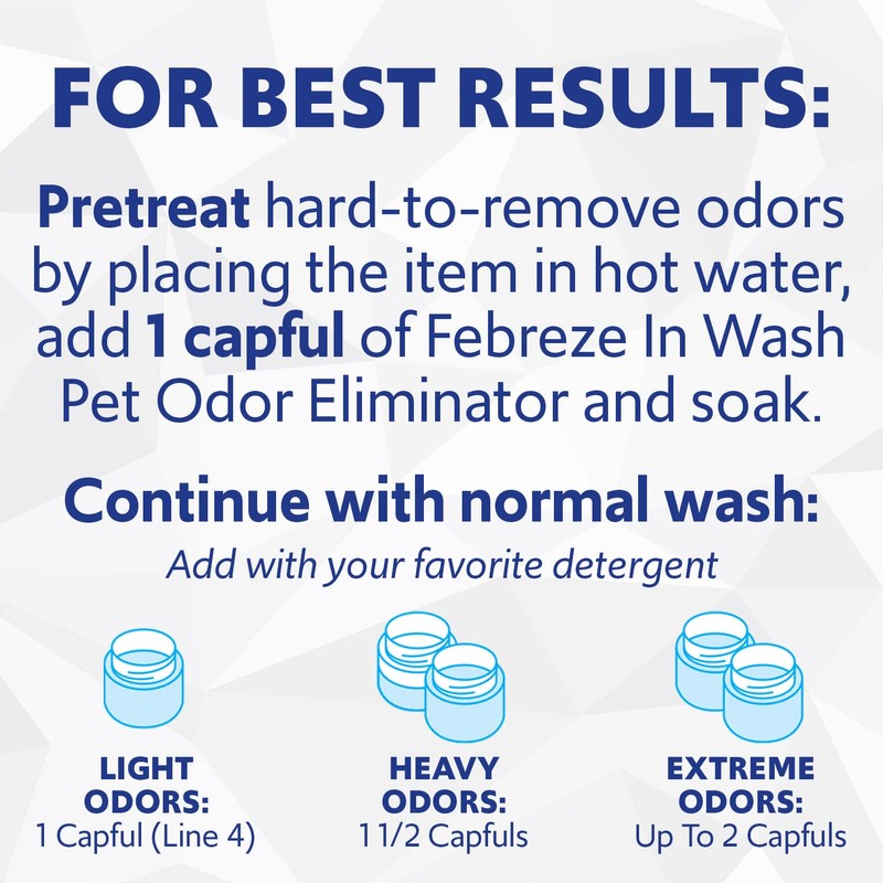Febreze Laundry Detergent Additive for Pet Supplies, Maximum Strength In