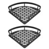Triangular Shower Shelf Punch Free Rustproof Aluminum Shower Corner Shelf