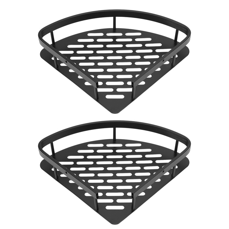Triangular Shower Shelf Punch Free Rustproof Aluminum Shower Corner Shelf