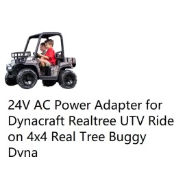 UpBright® 24V AC Power Adapter for Dynacraft Realtree UTV Ride on 4x4 Real Tree Buggy Dyna