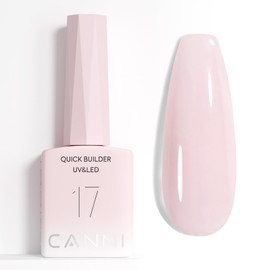 CANNI Quick Builder Nail Gel for Nails – 9ML Pink Soak-Off Nail Strengthening Gel for Apex Building DIY UV LED Manicure