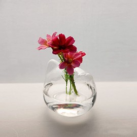 FOMIYES 2pcs Cat Shaped Glass Vase Glass Planter Vase Holder Hydroponic Plant Flower Vase Terrarium Container Propagation Station Decoration