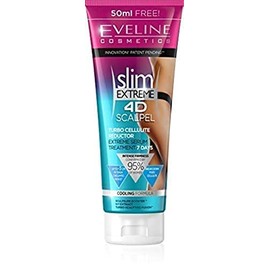 Eveline Cosmetics Concentrado de bisturí 4D Slim Extreme que adelgaza rápidamente la liposucción nocturna con tecnología SCALPEL SHAPE DESIGNER
