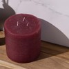 Bask Large Mottled Pillar Candles - Unscented - 6-Inch Diameter