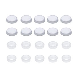 United Pacific Chrome Snap-On Cover - Fits Size 14 Screw