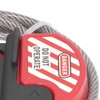 Tagout Cable Lock Adjustable Lockout Device Stainless Steel 4 Key