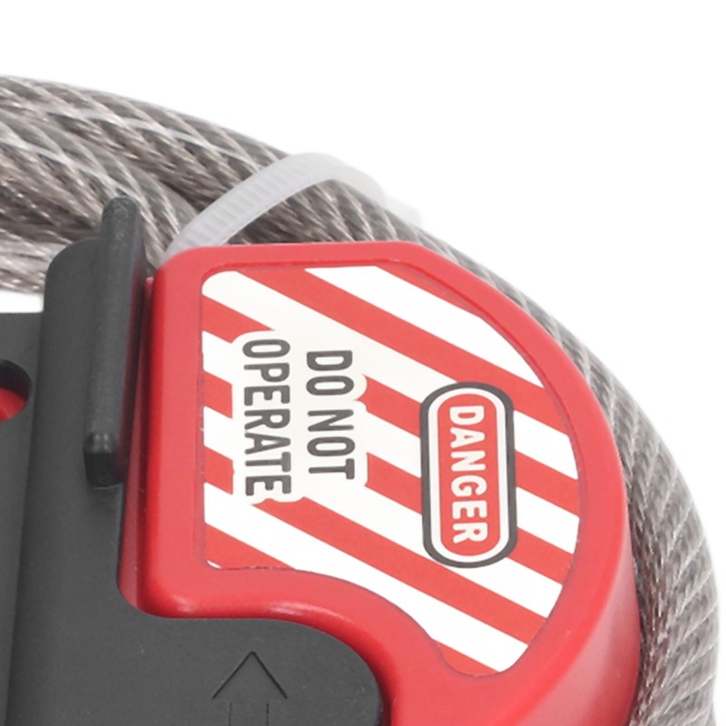 Tagout Cable Lock Adjustable Lockout Device Stainless Steel 4 Key