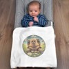 Azeeda 'Smiling Tortoise' Cotton Baby Blanket/Shawl (BY00039752)