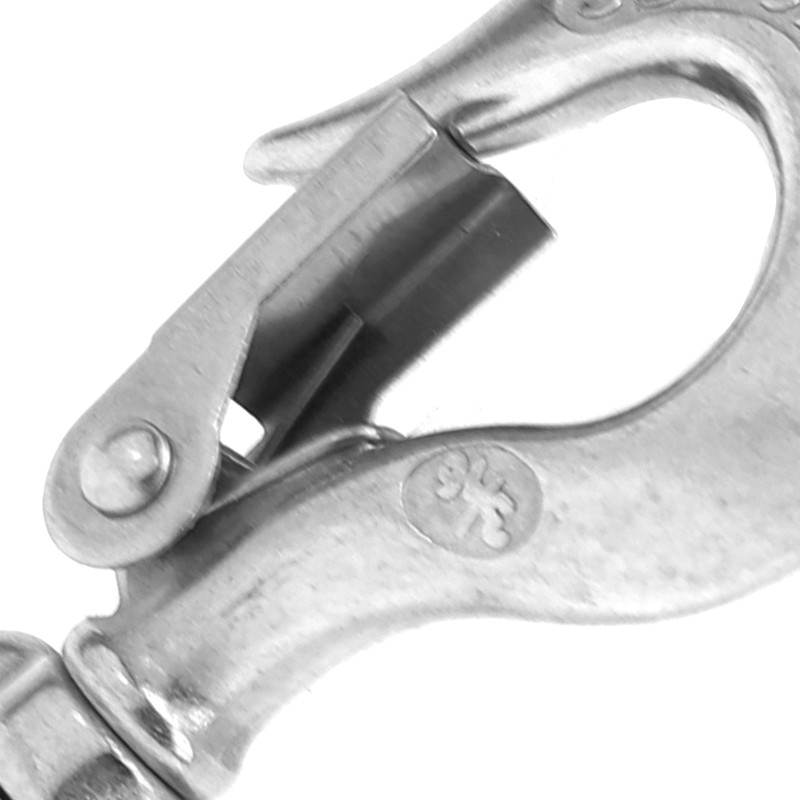 5pcs Stainless Steel Eye Slip Hook with Safety Latch Lifting